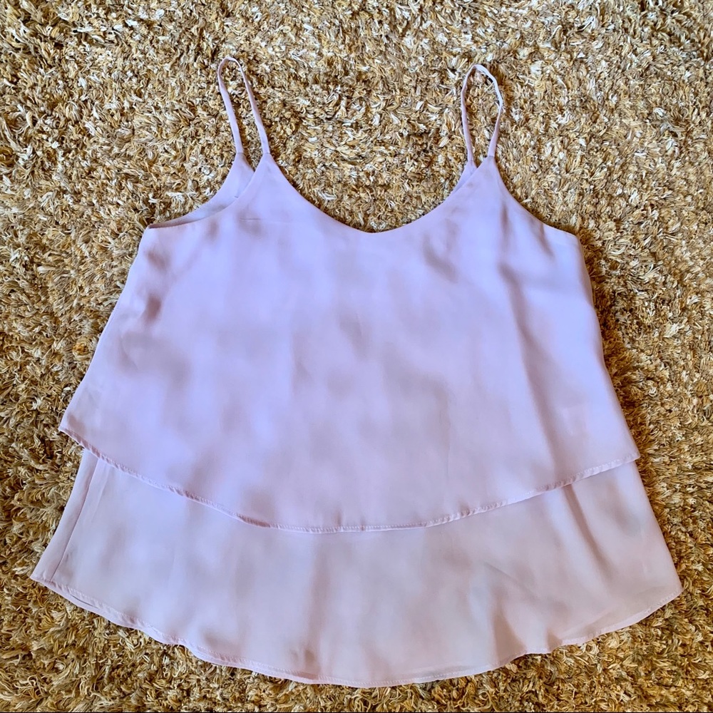 Francesca’s Annabella Light Purple Layered Tank